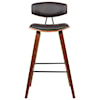 Armen Living Fox 30" Mid-Century Bar Height Barstool