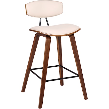 26" Mid-Century Counter Height Barstool