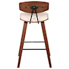 Armen Living Fox 26" Mid-Century Counter Height Barstool