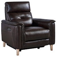 Leather Power Recliner Chair with USB Port