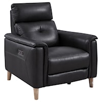 Leather Power Recliner Chair with USB Port