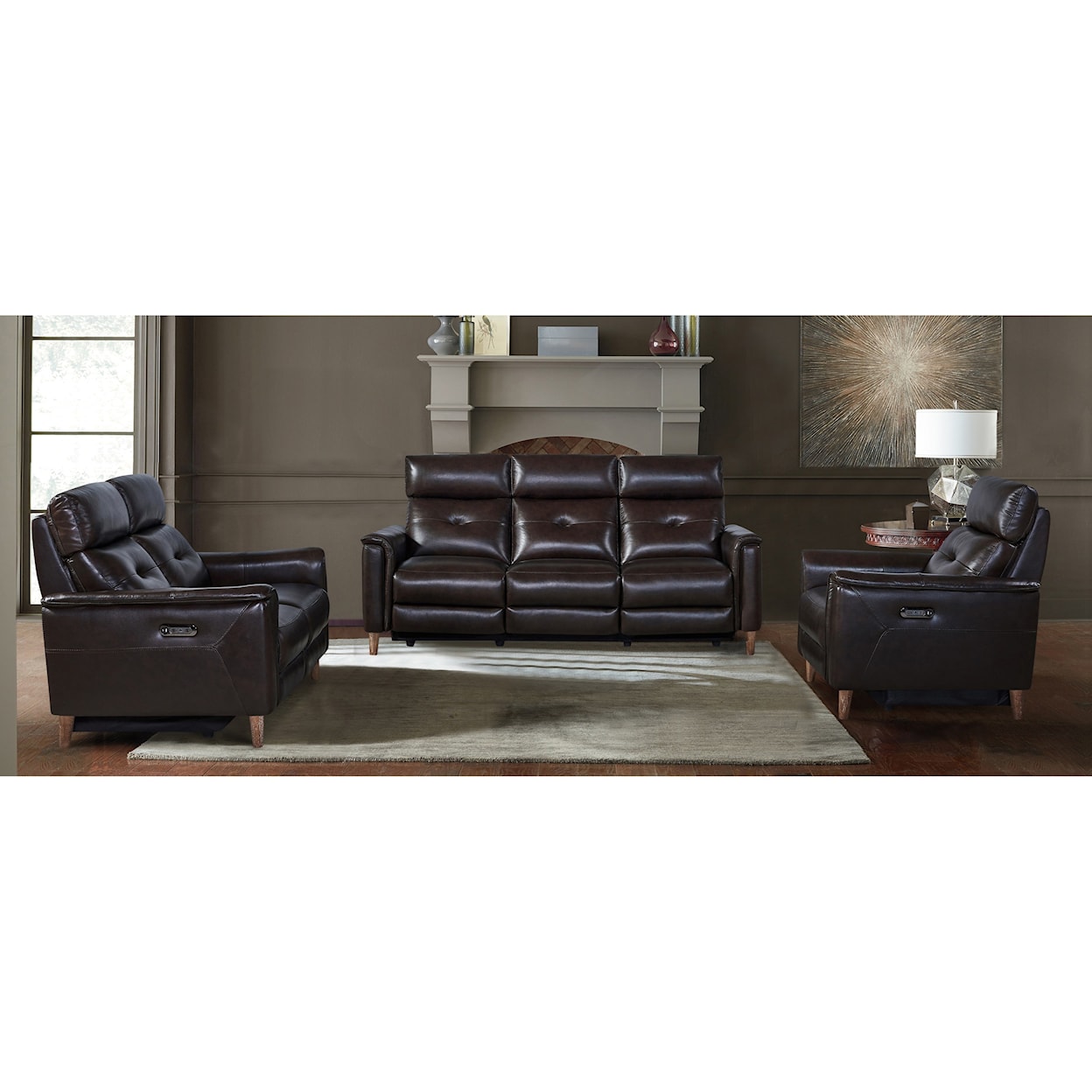 Armen Living Gala Power Recliner Loveseat