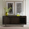 Armen Living Gatsby Oak and Metal Buffet Cabinet