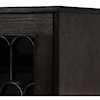 Armen Living Gatsby Oak and Metal Buffet Cabinet