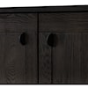 Armen Living Gatsby Oak and Metal Buffet Cabinet