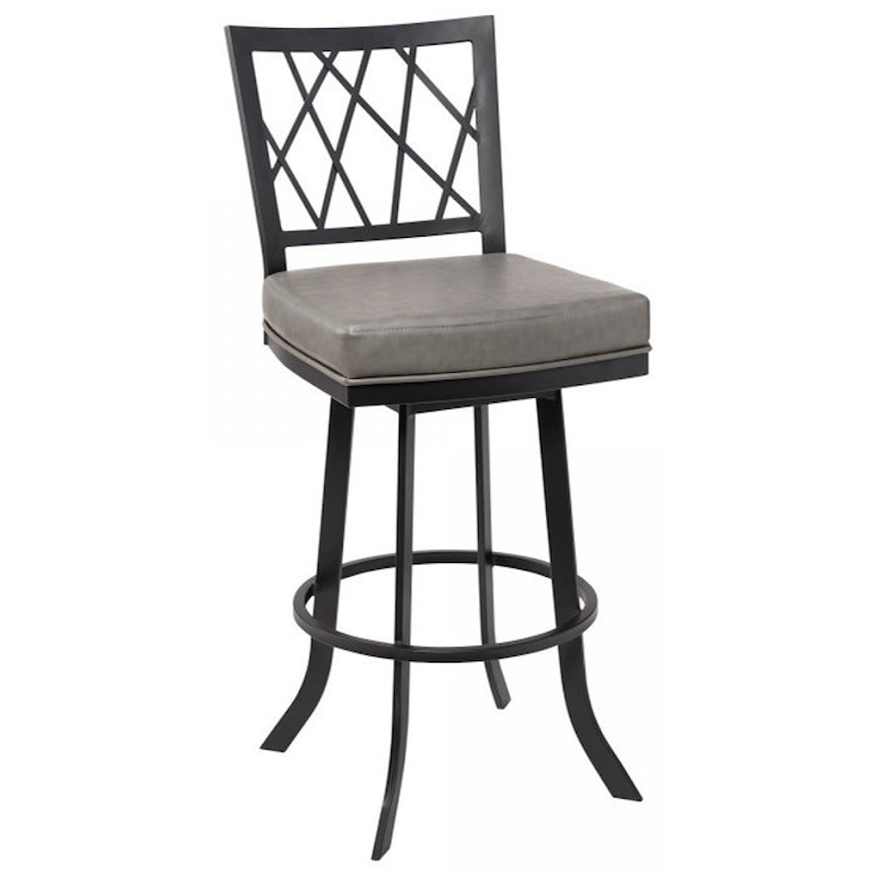 Armen Living Giselle Contemporary 30" Bar Height Barstool