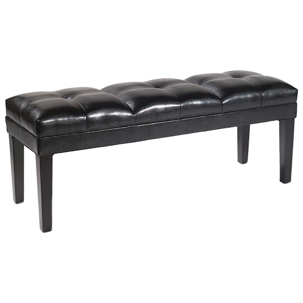 Armen Living Howard Bonded Leather Bench