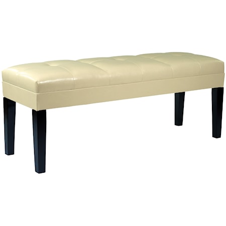 Bonded Leather Bench