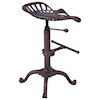 Armen Living Jax Adjustable Tractor Bar Stool