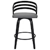 Armen Living Jayden Contemporary 26" Counter Height Swivel Stool