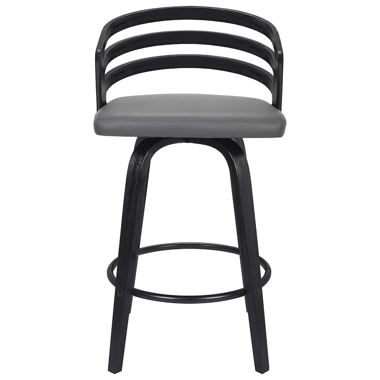 Armen Living Jayden Contemporary 30" Bar Height Swivel Barstool