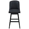 Armen Living Journey 30" Bar Height Wood Swivel Barstool 