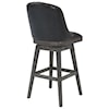 Armen Living Journey 26" Counter Height Wood Swivel Barstool