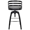 Armen Living Kiara Contemporary Adjustable Barstool