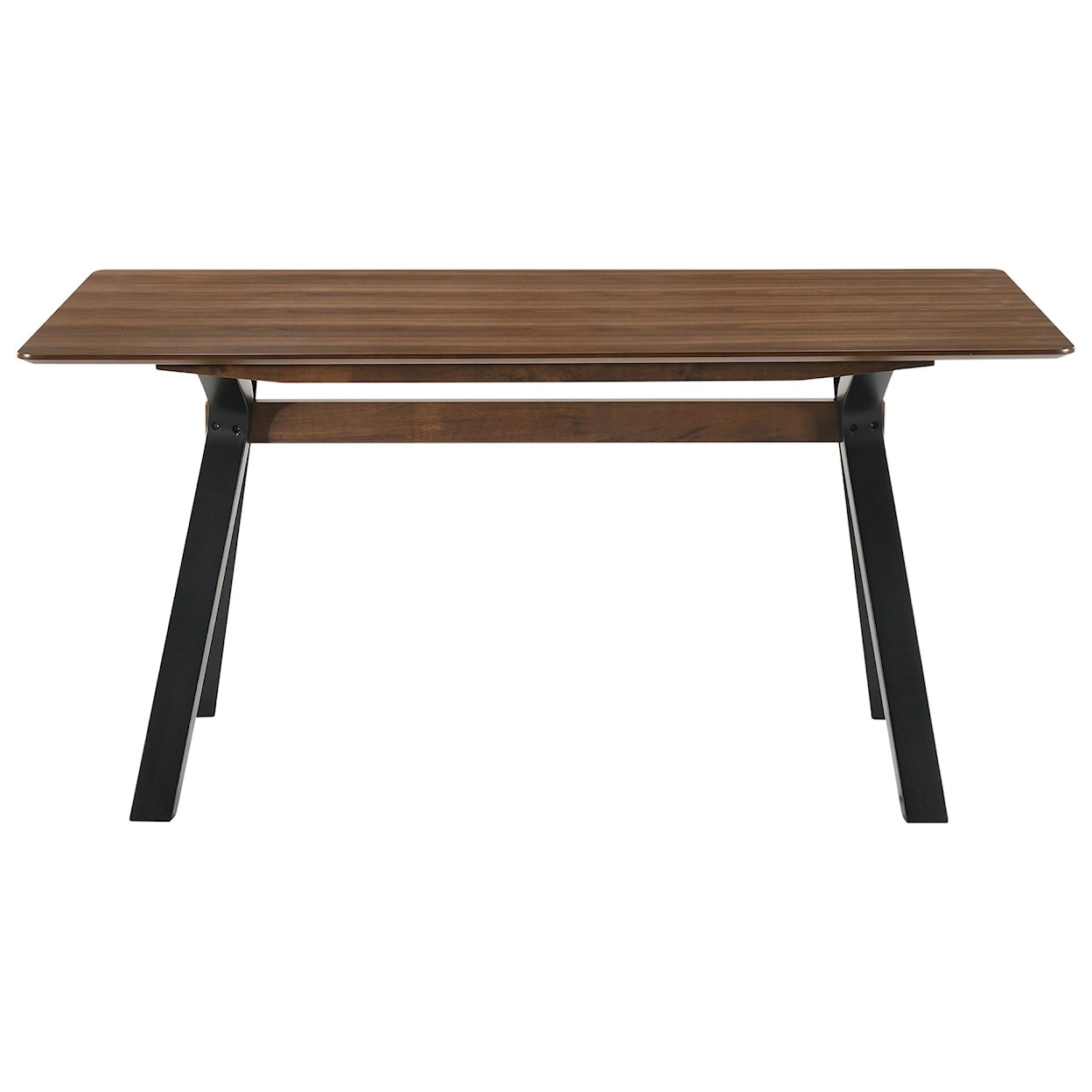 Armen Living Laredo Mid-Century Modern Walnut Wood Dining Table