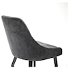 Armen Living Lileth Charcoal Upholstered Dining Chair Set
