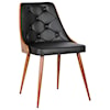 Armen Living Lily Mid-Century Dining Chair