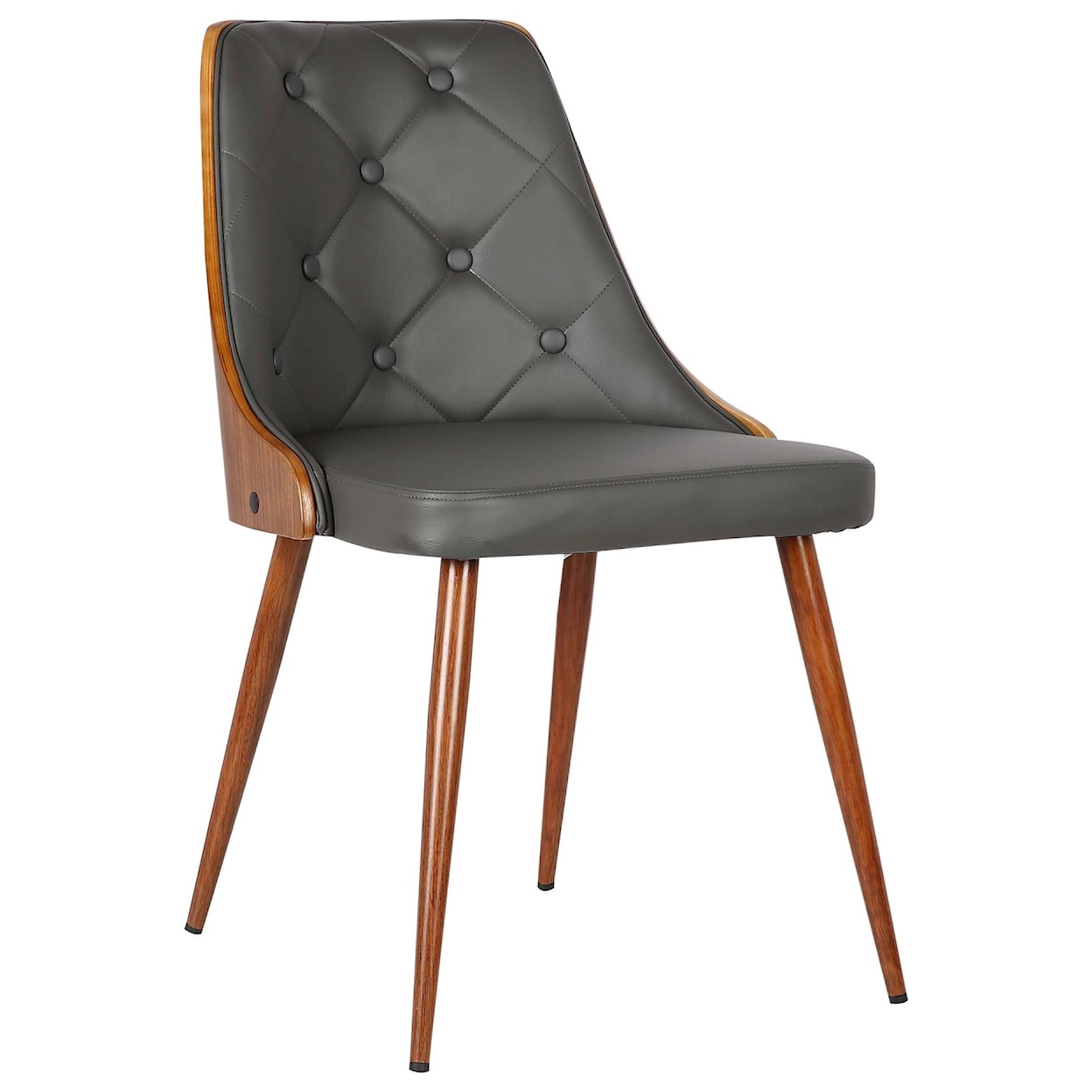 Armen Living Lily Mid-Century Dining Chair