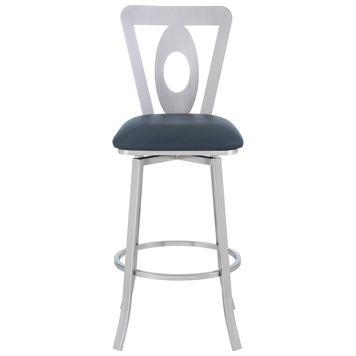 Armen Living Lola Contemporary 26" Counter Height Barstool