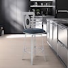 Armen Living Lola Contemporary 26" Counter Height Barstool