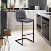 Armen Living Lucas Contemporary 26" Counter Height Barstool