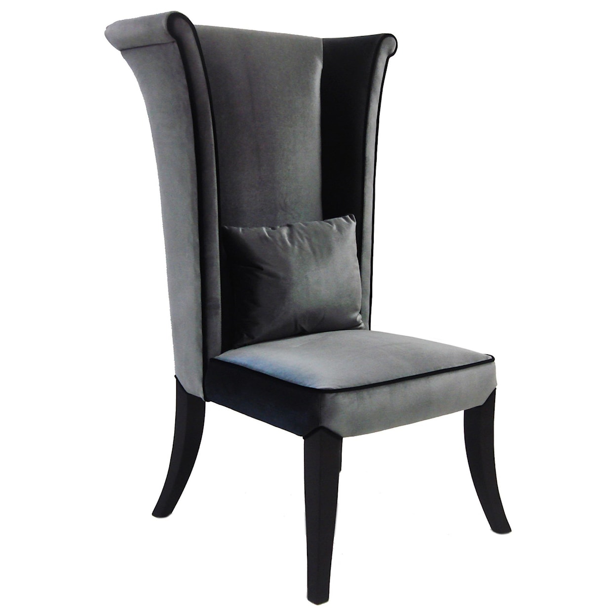 Armen Living Mad Hatter Velvet Dining Chair