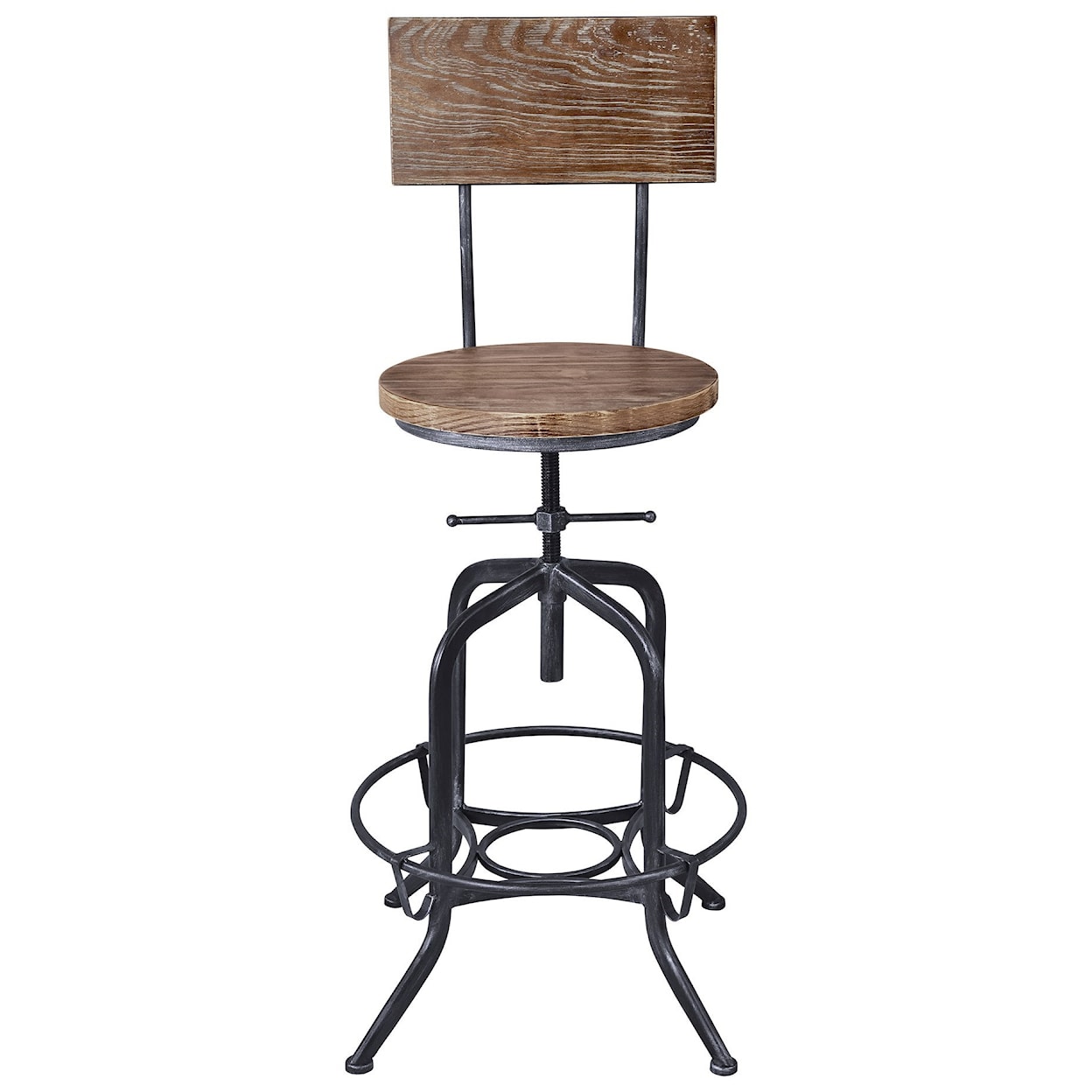 Armen Living Magnus Adjustable Bar Stool