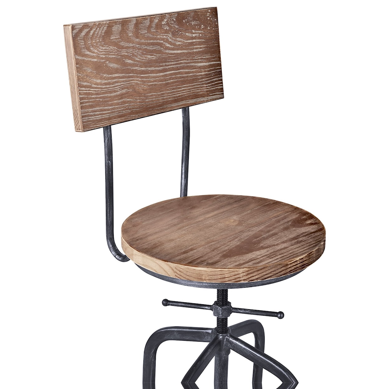 Armen Living Magnus Adjustable Bar Stool