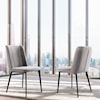 Armen Living Maine Contemporary Dining Chair - Set of 2