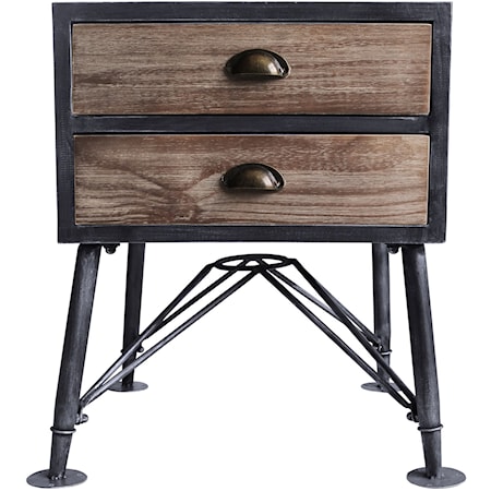 2-Drawer End Table