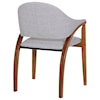 Armen Living Meadow Contemporary Dining Chair - Set of 2