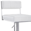 Armen Living Michele Contemporary Swivel Barstool