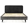 Armen Living Mohave 3 Piece Acacia King Bed and Nightstands Bedr
