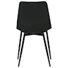 Armen Living Monte Contemporary Dining Chair in Faux Leather