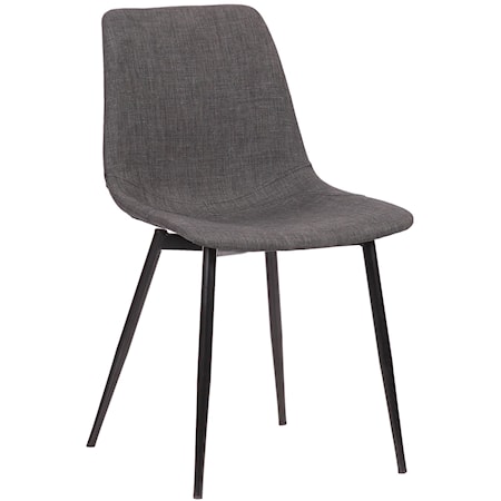 Contemporary Dining Chair in Faux Leather 