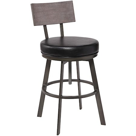 Mid-Century Adjustable Barstool