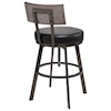 Armen Living Montreal Mid-Century Adjustable Barstool