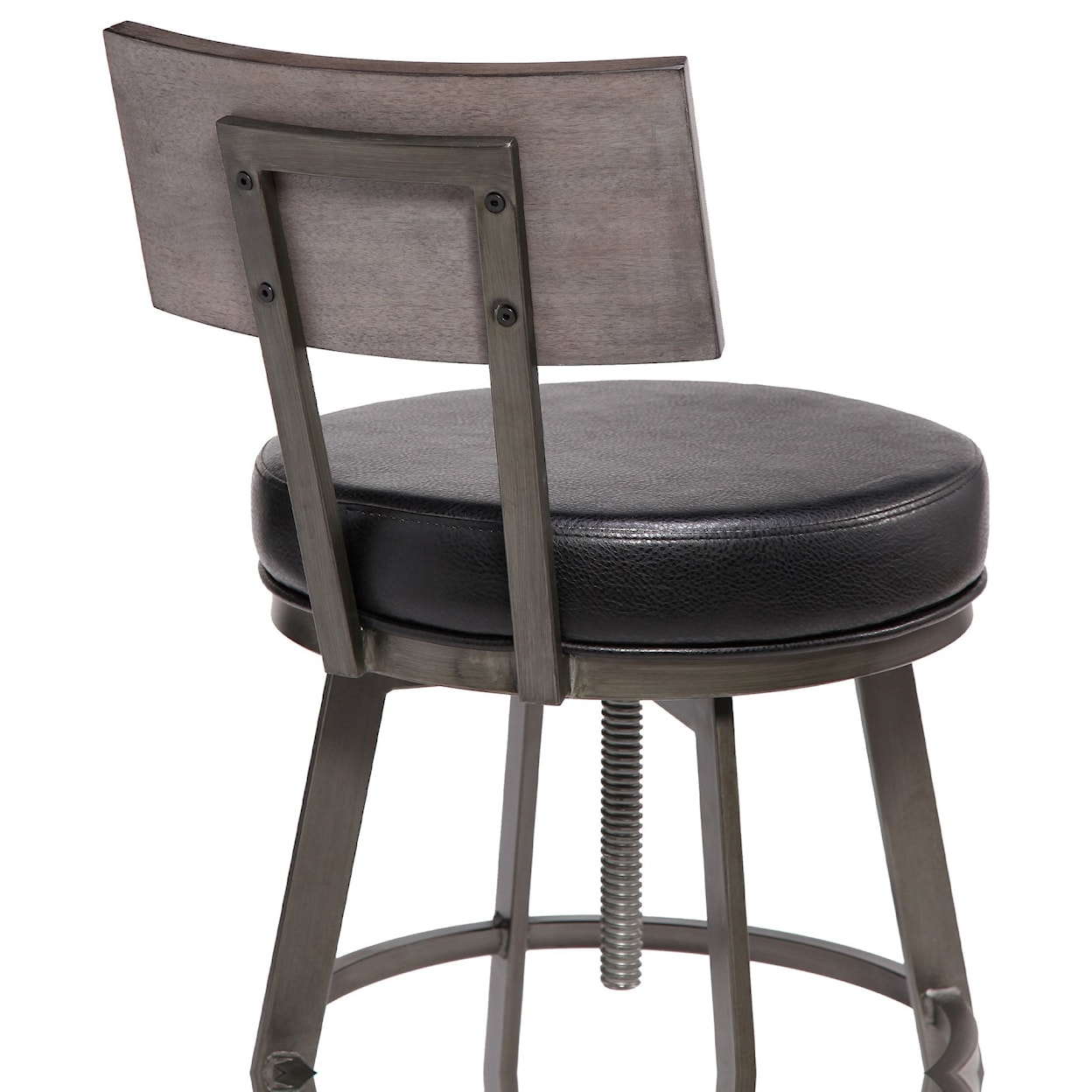 Armen Living Montreal Mid-Century Adjustable Barstool