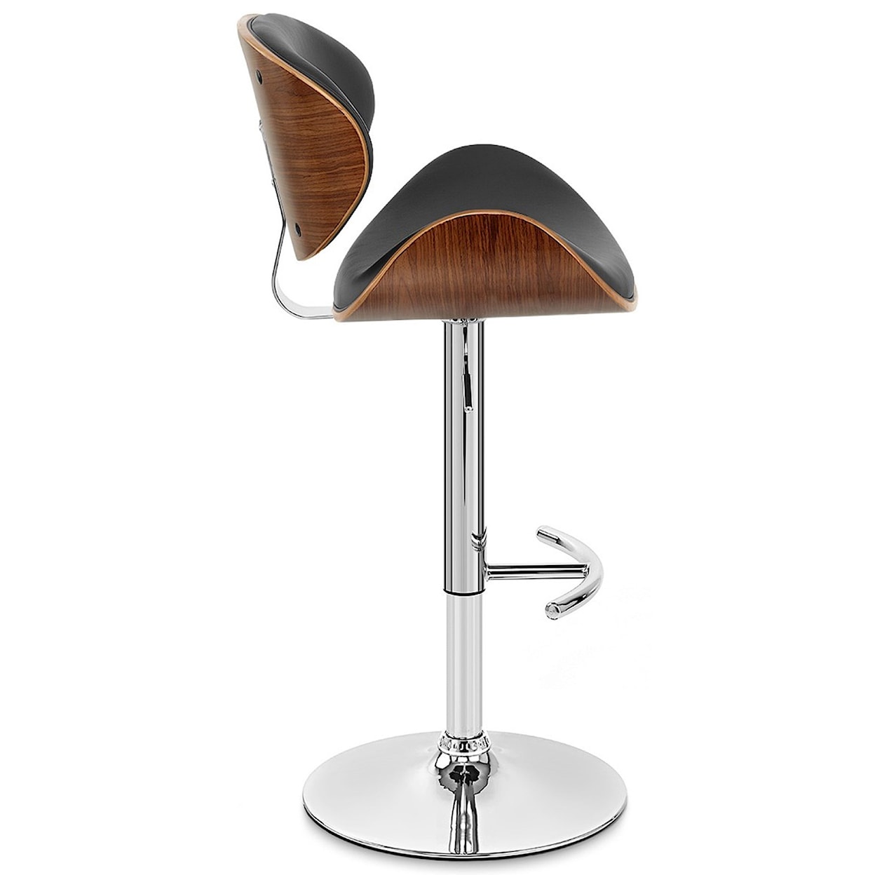 Armen Living Naples Adjustable Swivel Barstool