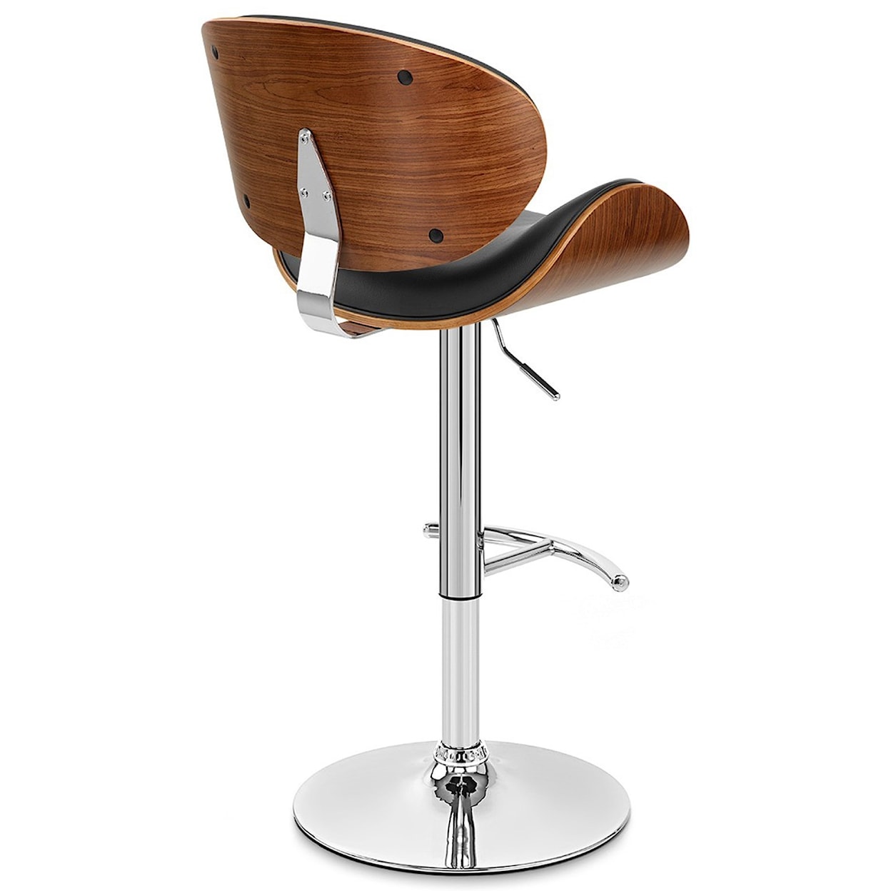 Armen Living Naples Adjustable Swivel Barstool