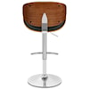 Armen Living Naples Adjustable Swivel Barstool