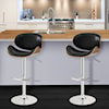 Armen Living Naples Adjustable Swivel Barstool