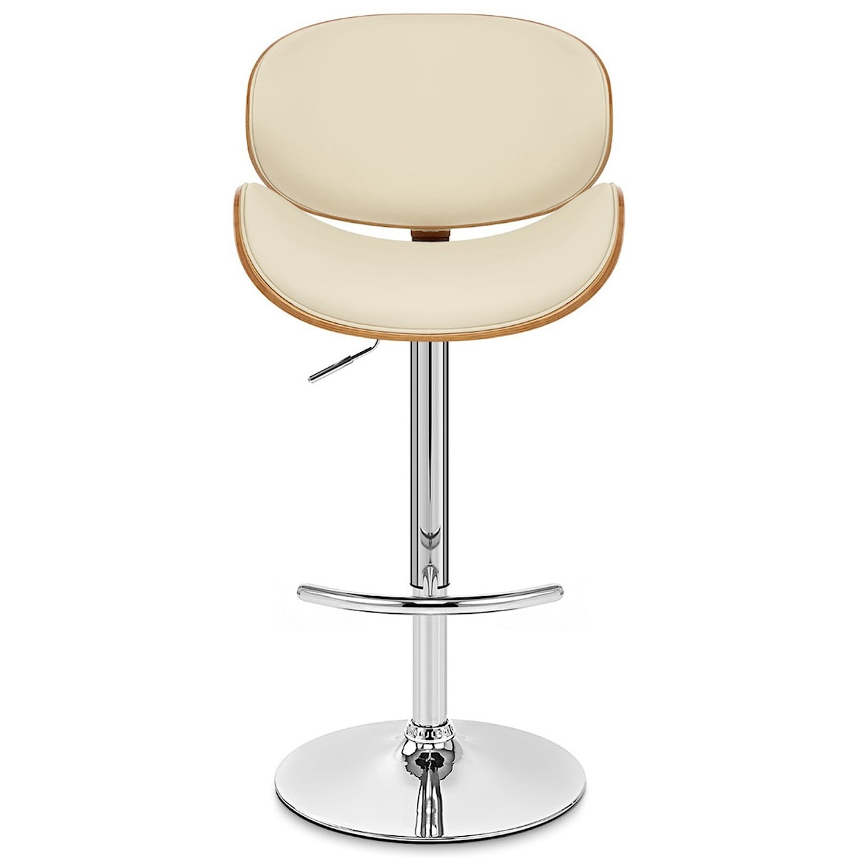 Armen Living Naples Adjustable Swivel Barstool