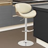 Armen Living Naples Adjustable Swivel Barstool