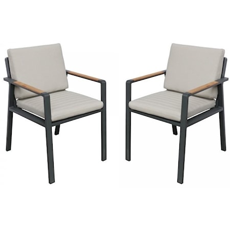 Outdoor Patio Dining Chair - Set of 2
