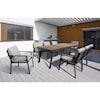 Armen Living Nofi Outdoor Patio Dining Set