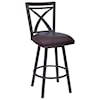 Armen Living Nova 26" Counter Height Swivel Stool