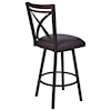 Armen Living Nova 26" Counter Height Swivel Stool