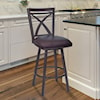 Armen Living Nova 26" Counter Height Swivel Stool