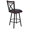 Armen Living Nova 30" Swivel Metal Bar Stool